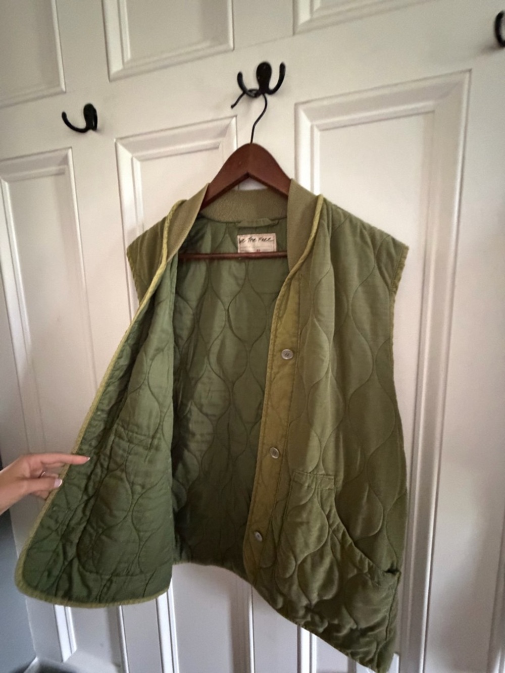 Free People quilted vest jacket- xs - Picture 3 of 5